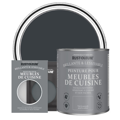 Peinture pour Meubles de Cuisine, Finition Brillante - Gris Anthracite (RAL 7016)