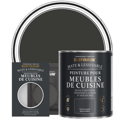 Peinture pour Meubles de Cuisine, Finition Mate - Magie noire