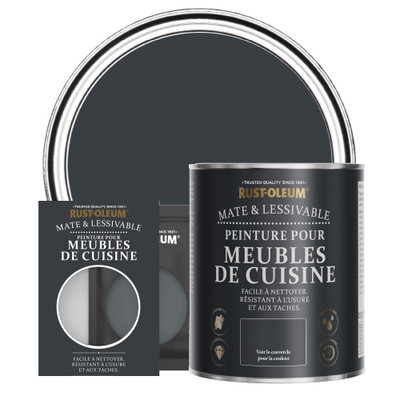 Peinture pour Meubles de Cuisine, Finition Mate - Gris Anthracite (RAL 7016)