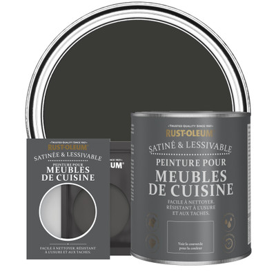 Peinture pour Meubles de Cuisine, Finition Satinée - Magie noire