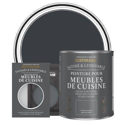 Peinture pour Meubles de Cuisine, Finition Satinée - Gris Anthracite (RAL 7016)