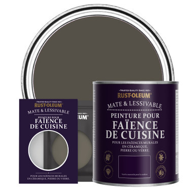 Peinture pour Faïence de Cuisine, Finition Mate - Brun Terre