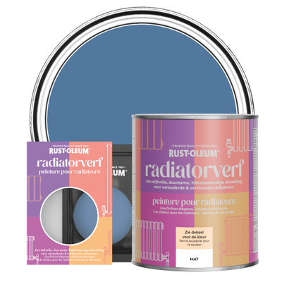 Peinture pour Radiateur, Finition Mate - Soie Bleue