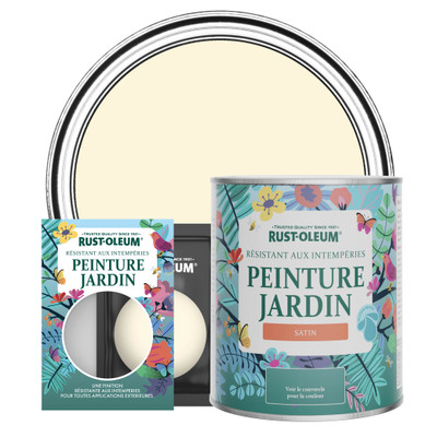 Peinture Jardin, Finition Satinée - Crème Fouettée