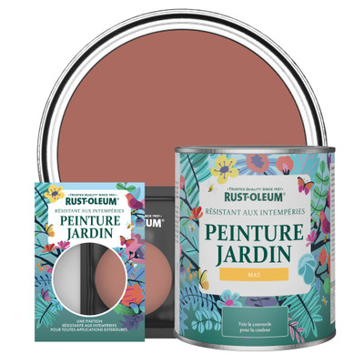 Peinture Jardin, Finition Mate - Saumon