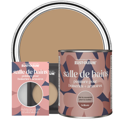 Peinture pour Boiseries & Armoires de Salle de Bains, Finition Brillante - Argile