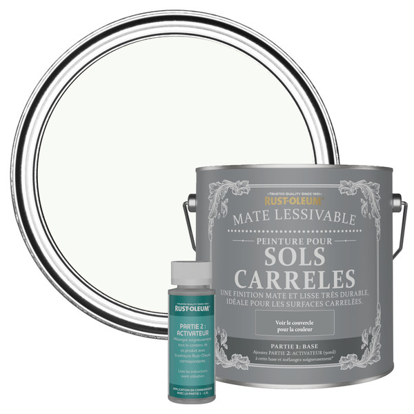 Peinture pour Sols Carrelés Mate Lessivable - Immobile