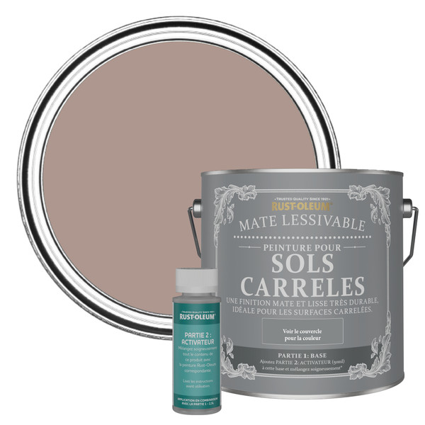 Peinture pour Sols Carrelés Mate Lessivable - Dentelle