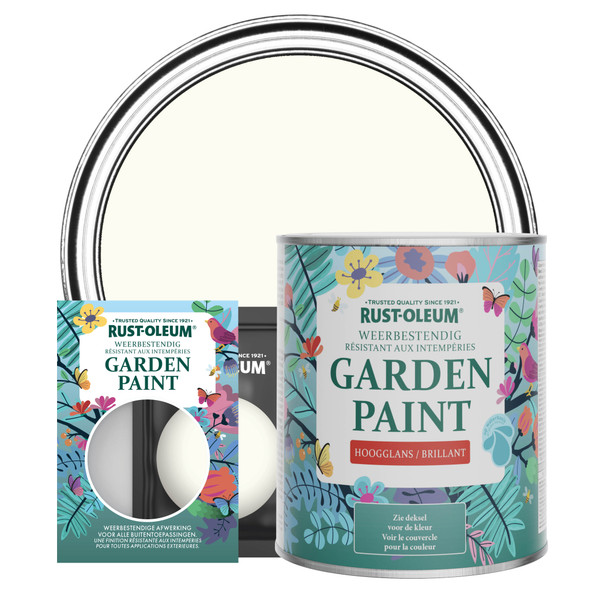 Peinture Jardin, Finition Brillante - Blanc Antique