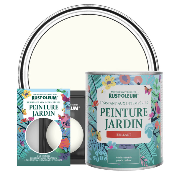 Peinture Jardin, Finition Brillante - Porcelaine