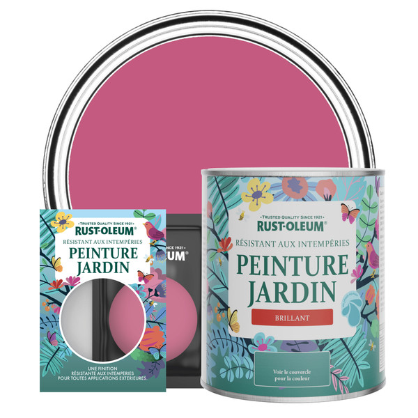 Peinture Jardin, Finition Brillante - Framboise