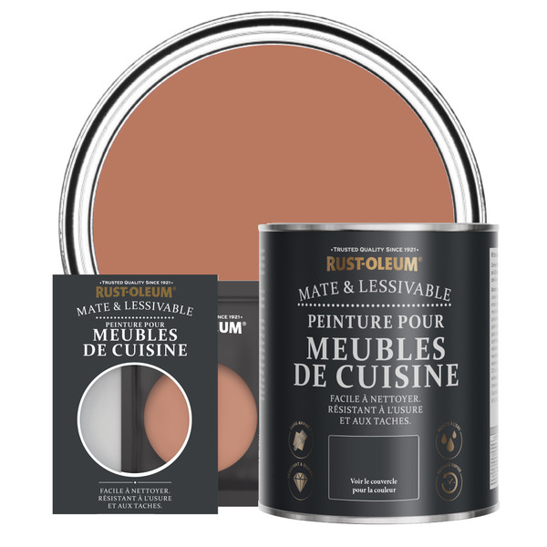 Peinture pour Meubles de Cuisine, Finition Mate - Sienne