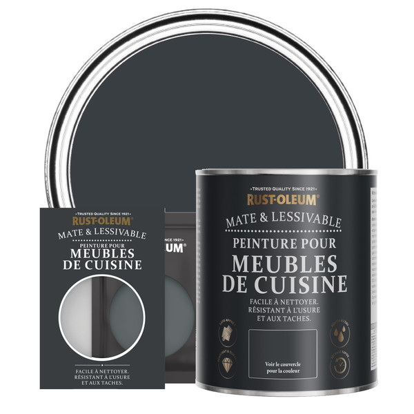 Peinture pour Meubles de Cuisine, Finition Mate - Gris Anthracite (RAL 7016)