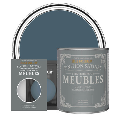 Peinture pour Meubles Finition Satinée - Bleu Dessin