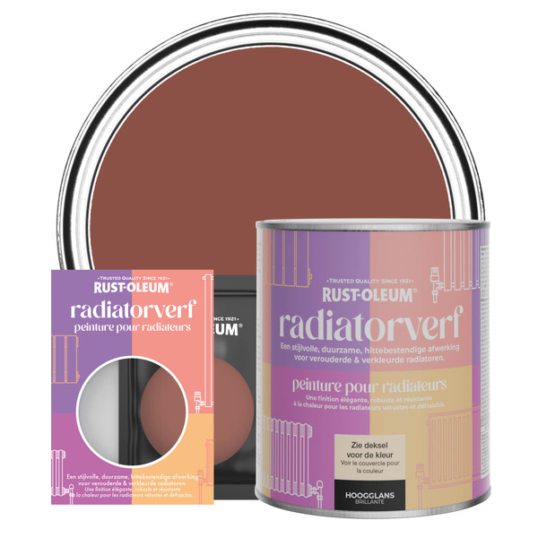 Peinture pour Radiateur, Finition Brillante - Rouge Brique