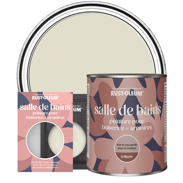 Peinture pour Boiseries & Armoires de Salle de Bains, Finition Brillante - Avoine