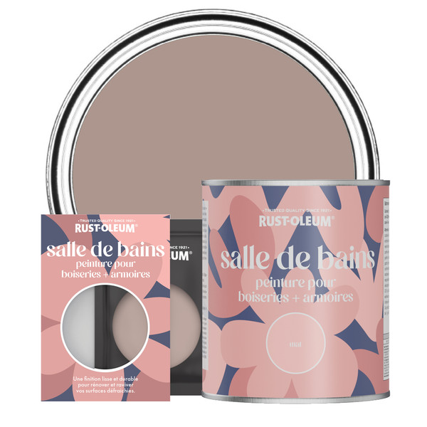 Peinture pour Boiseries & Armoires de Salle de Bains, Finition Mate - Dentelle