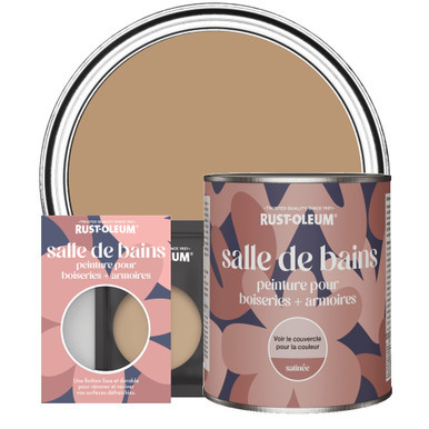 Peinture pour Boiseries & Armoires de Salle de Bains, Finition Satinée - Argile