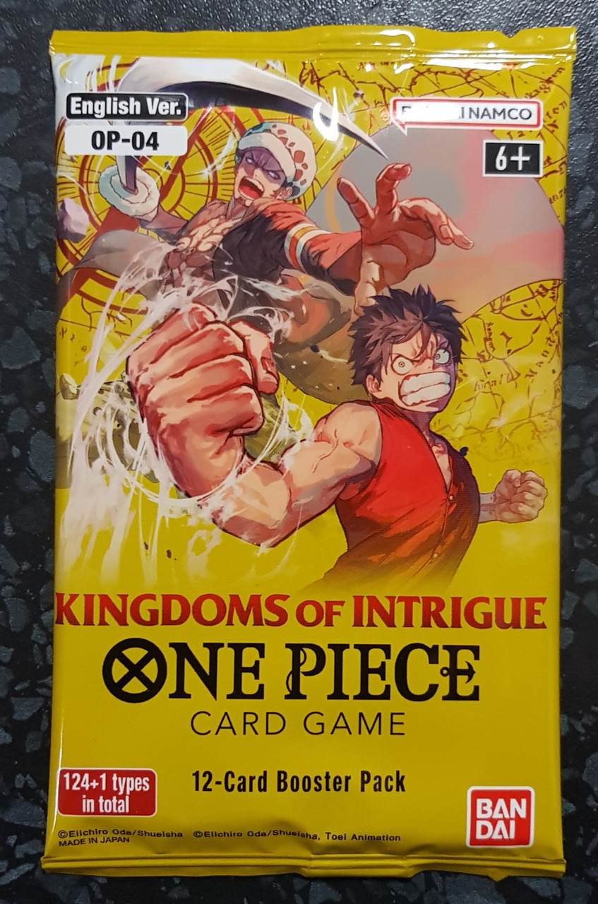 1 Booster Kingdoms of Intrigue OP04 - One Piece Card Game