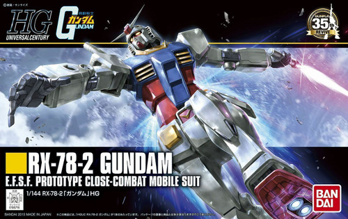 HG 1/144 RX-78-2 Gundam / Earth Federation Prototype Close-Combat Mobile Suit