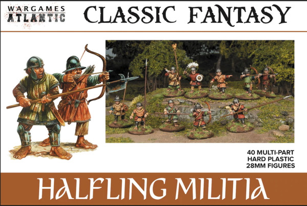 Classic Fantasy: Halfling Militia (40 Multi Part Figures) (Hard Plastic) 28mm