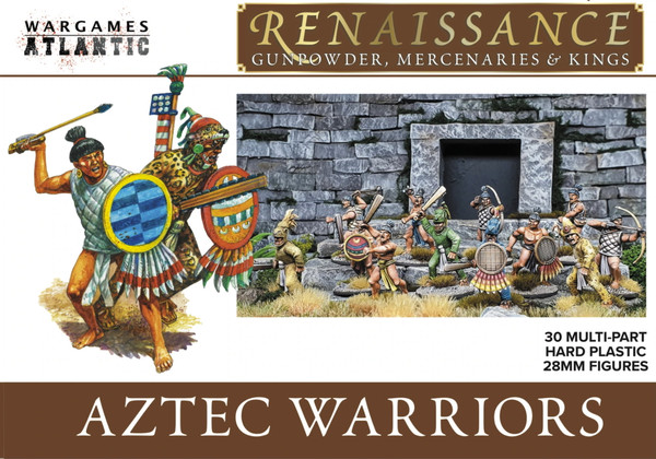 Renaissance: Aztec Warriors (30 Multi Part Figures) (Hard Plastic) 28mm
