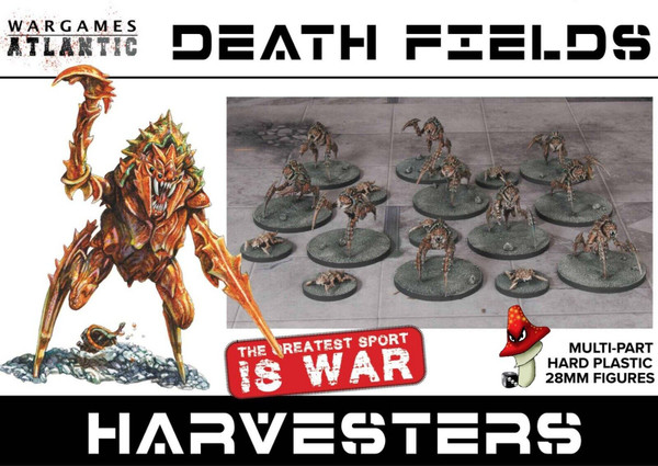 Death Fields - Harvesters - Alien Bugs  -  (30 Multi-Part Figures) (Hard Plastic) 28mm