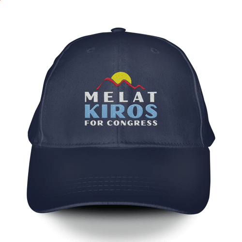 Melat Kiros (Embroidered Navy Baseball Cap)