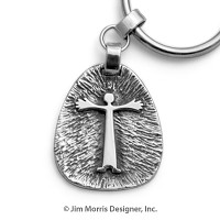 Hugger Cross Keychain