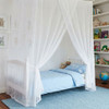 canopy bed curtain over single bed cotton
