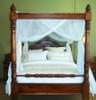 Cotton canopy bed curtain