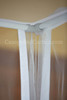 Canopy bed curtain details