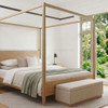 canopy bed before canopy bed curtains