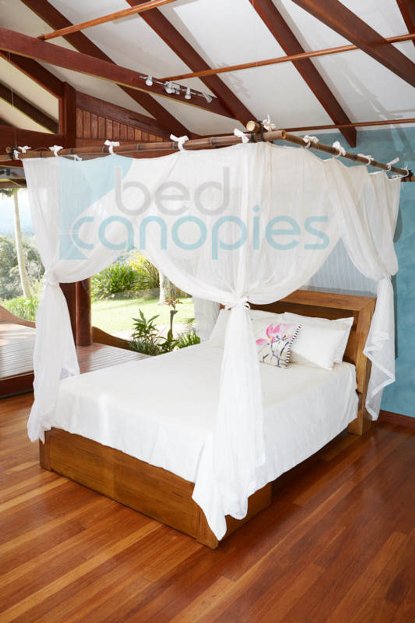 Canopy Bed Curtain - Queen Canopy Curtains