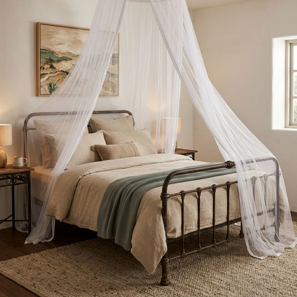 round bed canopy queen king