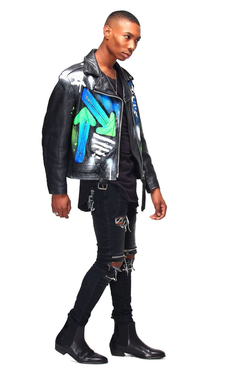 Dream Graffiti Moto Jacket Jeantrix