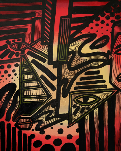 “Chaos controller” 18” x 24” canvas 