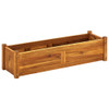 Garden Raised BedAcacia Wood 100x30x25 cm