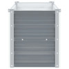 Garden Raised Bed Galvanised Steel 100x40x45 cm Grey