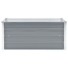 Garden Raised Bed Galvanised Steel 100x40x45 cm Grey
