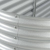 Garden Raised Bed 240x80x44 cm Galvanised Steel Silver