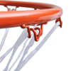 Basketball Goal Hoop Set Rim with Net Orange 45 cm