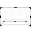 Mini Soccer Goals Post Net Set 2 pcs for Kids 91.5 x 48 x 61 cm