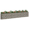 Gabion Raised Bed Galvanised Iron 610x50x100 cm