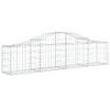 Arched Gabion Basket 200x30x40/60 cm Galvanised Iron