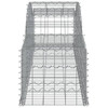 Arched Gabion Basket 300x50x40/60 cm Galvanised Iron