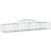 Arched Gabion Basket 300x50x40/60 cm Galvanised Iron