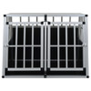 Dog Cage with Double Door 94x88x69 cm