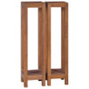 Plant Stands 2 pcs 25x25x100 cm Solid Teak Wood