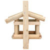 Bird Feeder Solid Wood 35x29.5x21 cm